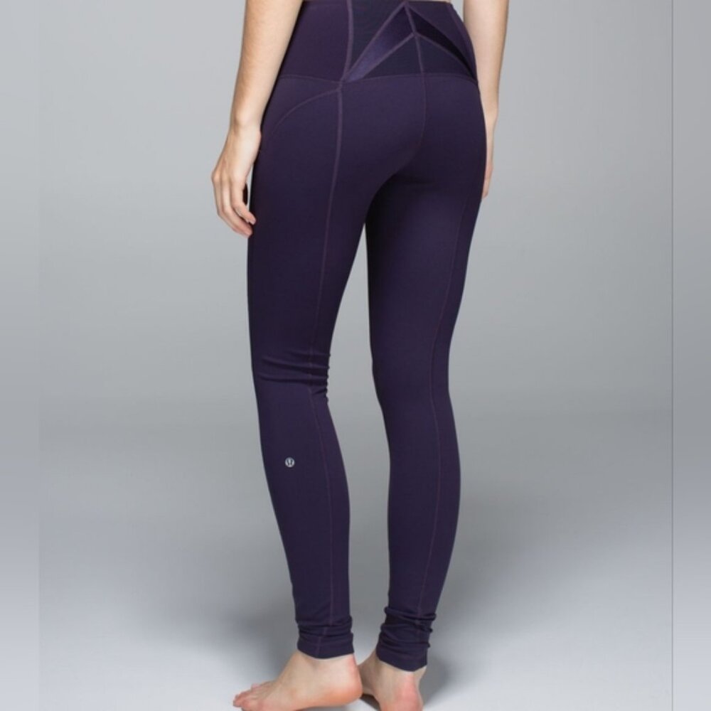 Lululemon Exquisite pant black grape - Picture 1 of 14